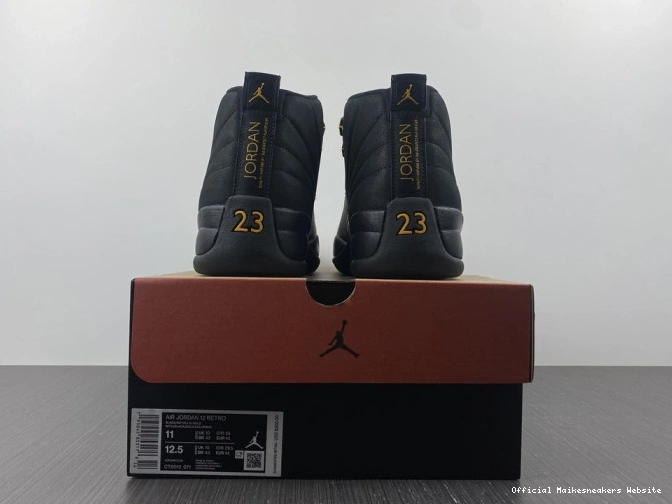 Official Maikesneakers Taxi 12 Air CT8013-071 Jordan Black 0803